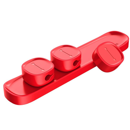 BASEUS Peas Charging Cable Organizer - Red