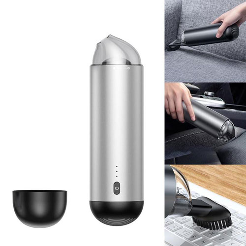 Baseus Mini Wireless Rechargeable  Capsule Vacuum Cleaner For Home , Office & Car