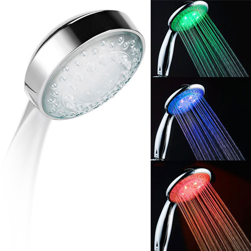 LED Colors Changing  Shower Head 