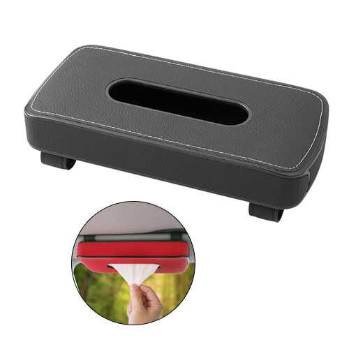 Car Sun Visor Leather Tissue Box Holder ...