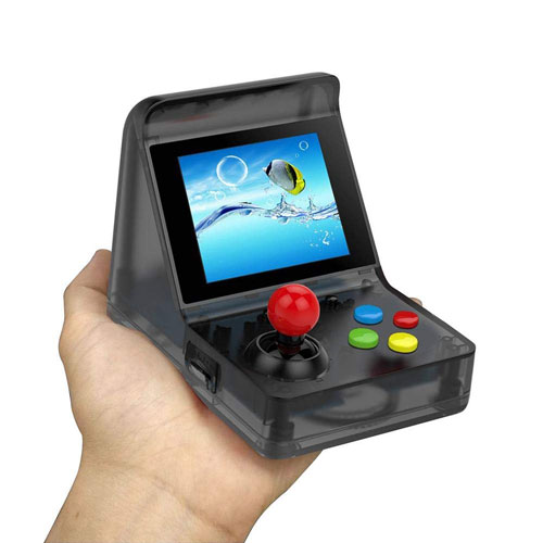 Mini Arcade 600 in 1 Games , 3.0 Inch Retro Arcade Console Classic Handheld Video Game - Black