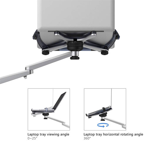 Aluminum Floor Stand For All Types Of Laptops , Tablets , iPads and Mobiles