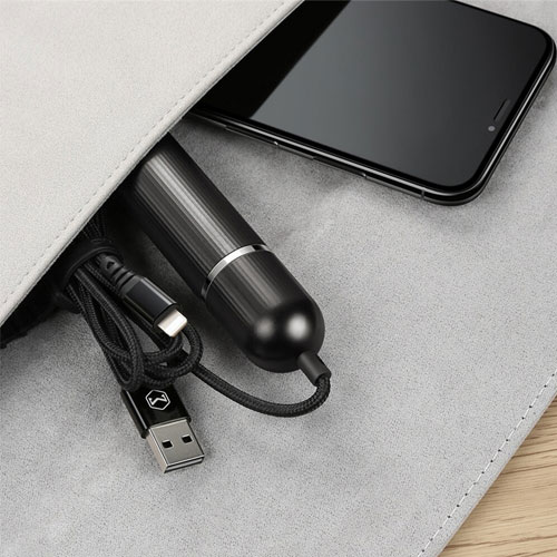 MCDODO Fast Charging 2400 mAh Power Bank with Cable