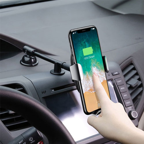 Baseus Gravity Wireless Car Charger For iPhone X , iPhone XS Max , Note 9 , S10