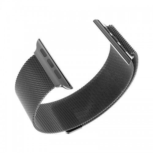 Limited Edition Milisen Magnetic Loop Apple Watch Band For 42 MM / 44 MM Apple Watch - Black