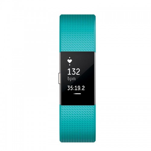 Fitbit Charge 2 Fitness Wristband with Auto Sleep Tracking & Waterproof, Small - Mint Green