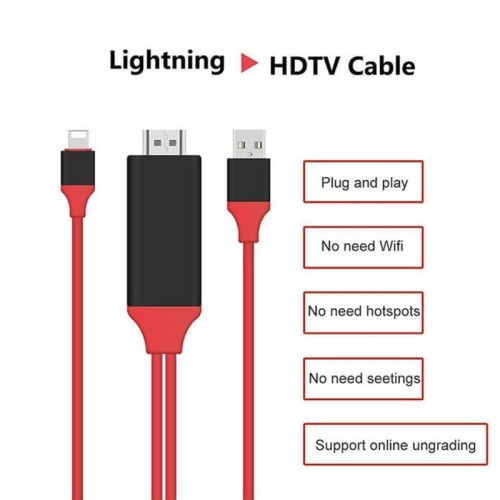 Lightning To HDMI Cable 2M