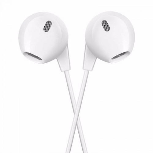 HOCO M2 Wired Earphones with MIC for Smart Phones & Tablets - White