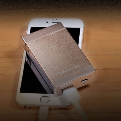 HOCO 4000 mAh Power Bank with Lighter - Tarnish