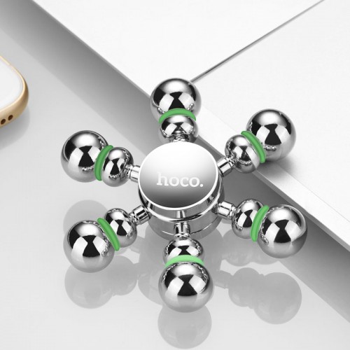 HOCO Brass Hexagon Stainless Steel Fidget Hand Spinner