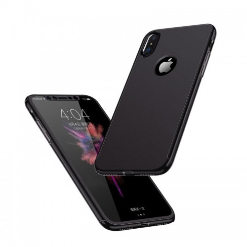 JOYROOM 360 Degree Protection Case For iPhone X - Black