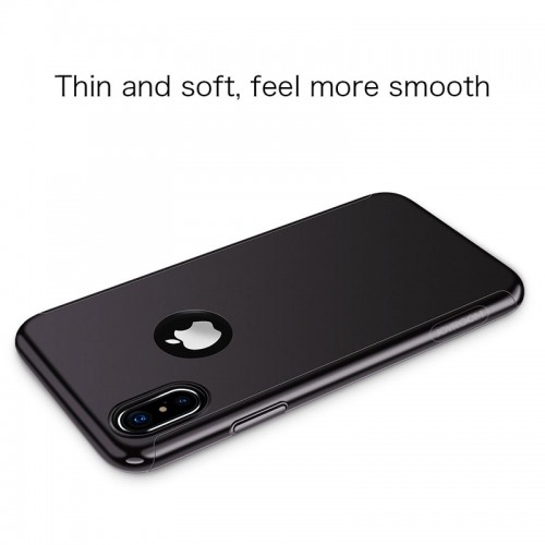 JOYROOM 360 Degree Protection Case For iPhone X - Black