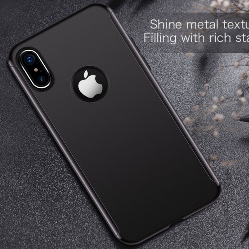 JOYROOM 360 Degree Protection Case For iPhone X - Black