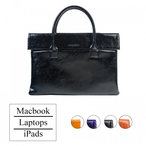 LEOCKEE Leather Bag For MacBook and iPad...