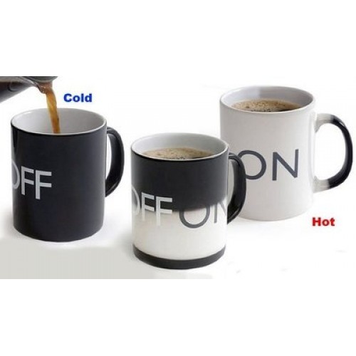 Magical ON/OFF Switch Color Changing Mug