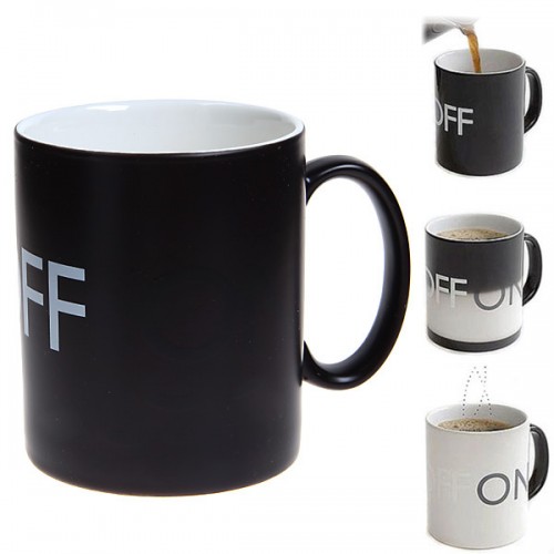 Magical ON/OFF Switch Color Changing Mug