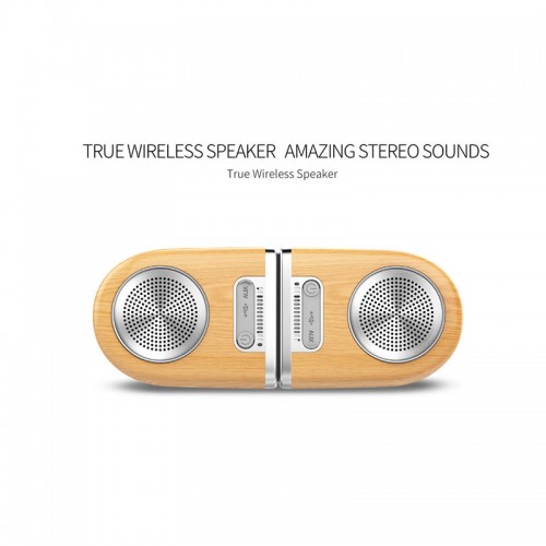 OVEVO Magnetic TWS Powerful Waterproof Stereo Wireless Bluetooth Speaker with HD Sound and Bass 