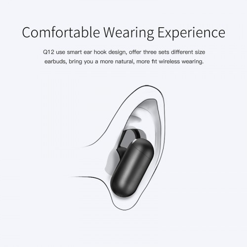 QCY Q12 Mini Wireless Headset - White