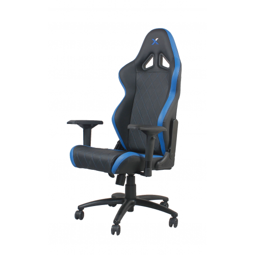 RapidX Ferrino Series Gaming Chair - Blue on Black