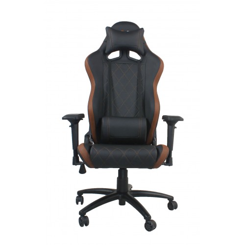 RapidX Ferrino Series Gaming Chair - Brown on Black