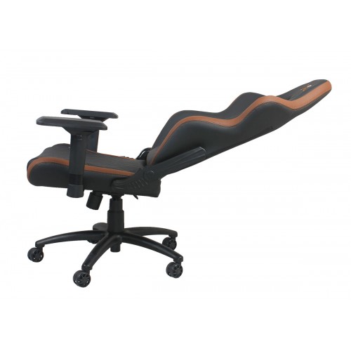 RapidX Ferrino Series Gaming Chair - Brown on Black