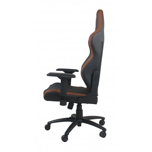 RapidX Ferrino Series Gaming Chair - Brown on Black