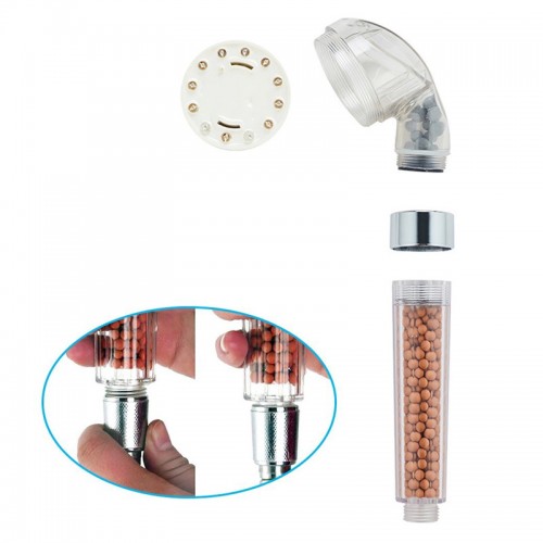 Colorful Light Hand Held Water Purifier Shower Head