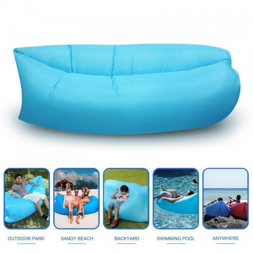 Fast Inflatable Lazy Sofa Bag , Sleeping...