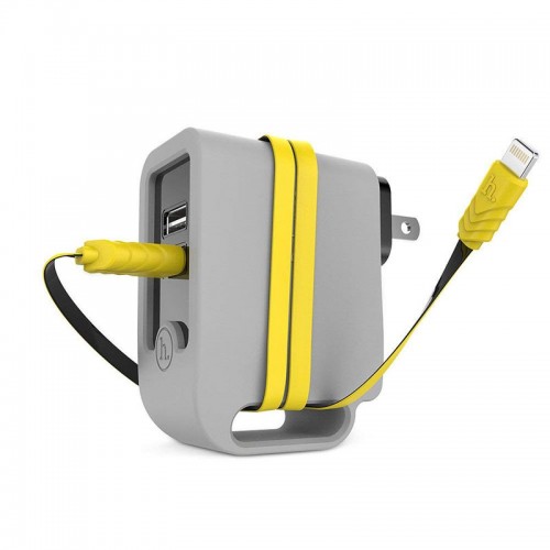 HOCO UH203 3.4A Dual USB 3 Pin Intelligent Balance Quick Travel Charger - Yellow