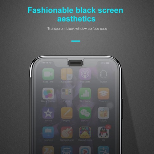 Baseus Luxury Flip Case For iPhone X - Black