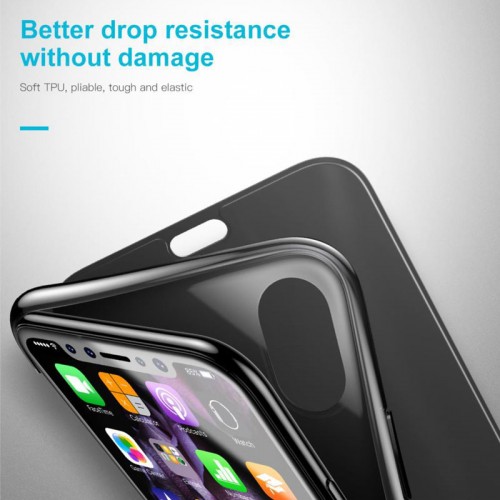 Baseus Luxury Flip Case For iPhone X - Black