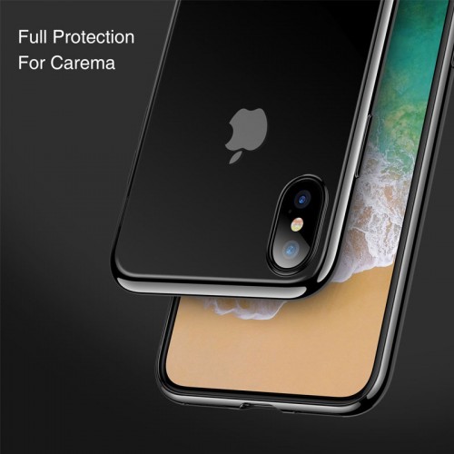 G-Case Plating Series TPU  Case For iPhone X - Black