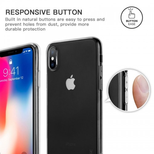 Ultra Thin Slim Transparent TPU Case For iPhone X