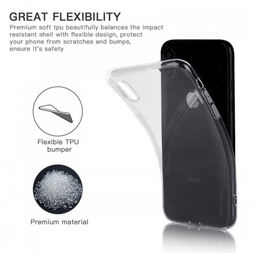 Ultra Thin Slim Transparent TPU Case For iPhone X