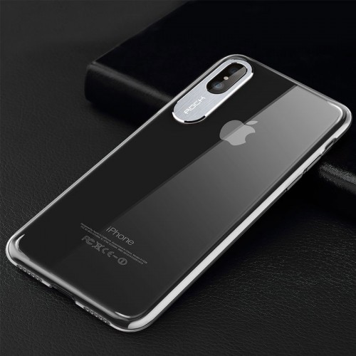 Rock Classy Series Case For iPhone X - Transparent