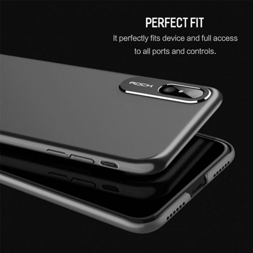 Rock Classy Series Case For iPhone X - Black