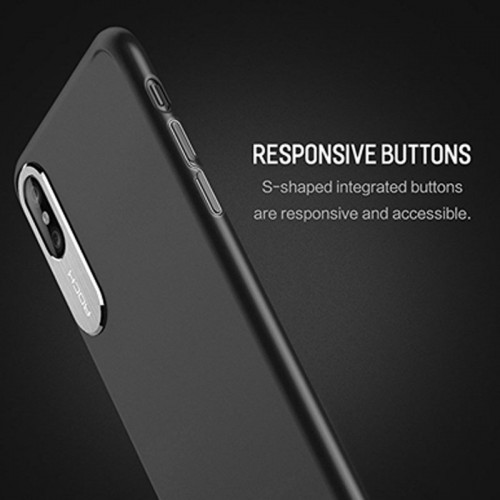 Rock Classy Series Case For iPhone X - Black