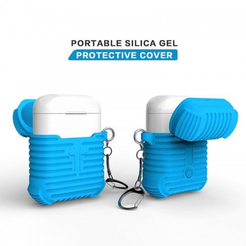 i-Smile Airpods Silicone Protective Case - Blue