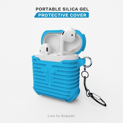 i-Smile Airpods Silicone Protective Case - Blue