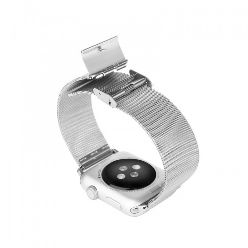 Rock Stainless Steel Strap Band For 42MM Apple Watch - Silver