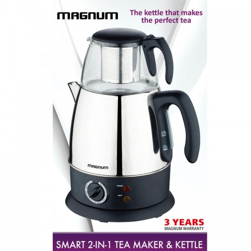 Magnum Dual 2 In 1 Tea Maker & Water Kettle