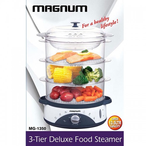 MAGNUM 3 TIER DELUXE FOOD STEAMER