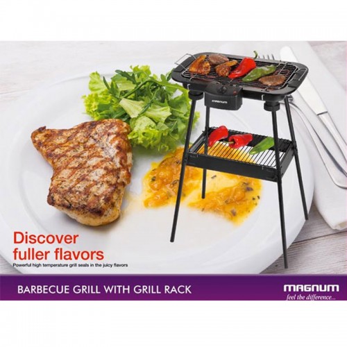 MAGNUM TABLE BARBECUE GRILL WITH RACK