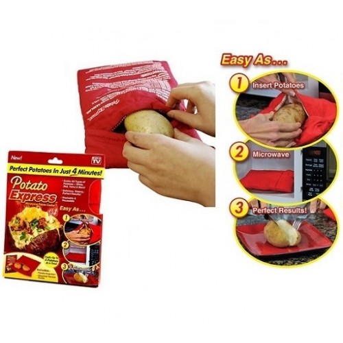 Potato Express Microwave Potato Cooker - Pack of 5