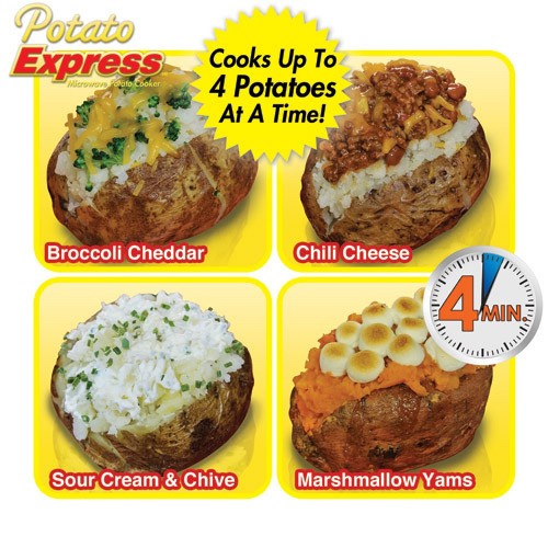 Potato Express Microwave Potato Cooker - Pack of 5