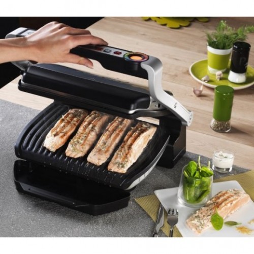 Tefal GC712D28 Optigrill+BBQ 2000W Stainless Steel Grill