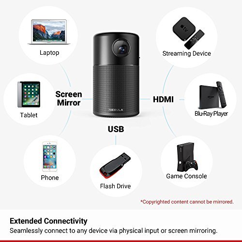 Nebula Capsule Smart Projector - Black