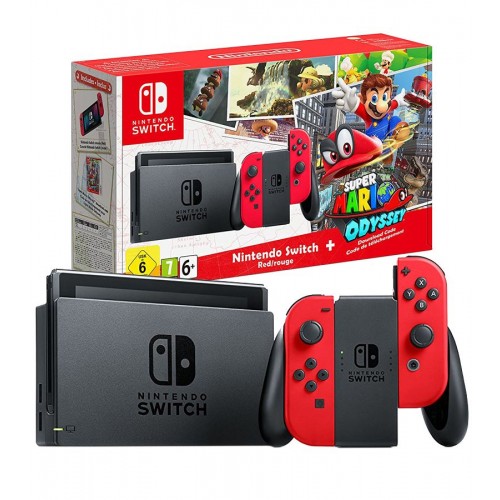 Nintendo Switch Portable Gaming Console - Super Mario Odyssey Edition