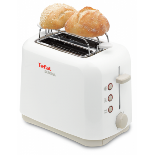 Tefal 850W Express 2 Slots Electric Toaster - White