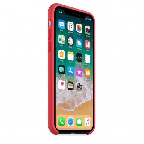 iPhone X Silicone Case - RED